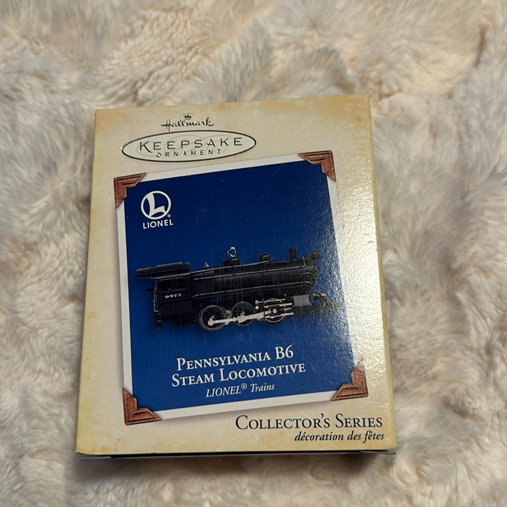 Hallmark Keepsake Ornament Lionel Train Series Pennsylvania B6 Steam Locomotive
